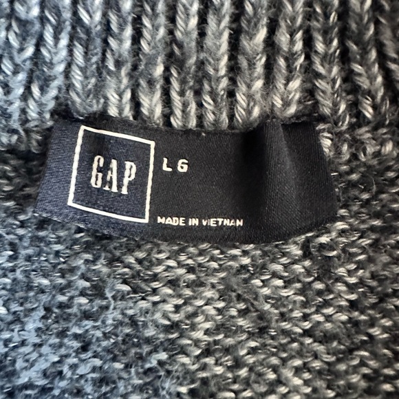 GAP Men’s Breton Blue and White Crewneck Sweater Nautical Stripes size Large - Picture 13 of 13